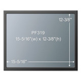 Framed Desktop Monitor Privacy Filter For 18.1"-19” Lcd/19” Crt
