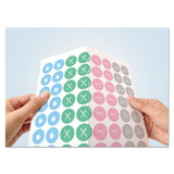 Printable Self-adhesive Permanent Id Labels W/ Sure Feed, 3/4" Dia, White 800/pk