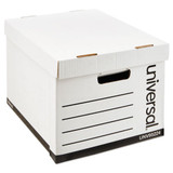 Basic-duty Easy Assembly Storage Files, Letter/legal Files, White, 12/carton