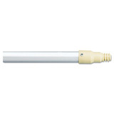Aluminum Threaded Plastic-tip Broom/sweep Handle, 1 Dia X 57, Gray