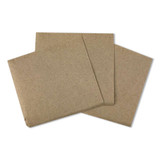 Beverage Napkins, 1-ply, 9.5" X 9.5", Kraft, 500/pack, 8 Packs/carton