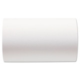Hardwound Paper Towel Roll, Nonperforated, 9 X 400ft, White, 6 Rolls/carton