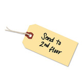 Strung Shipping Tags, 13pt. Stock, 3 3/4 X 1 7/8, Manila, 1,000/box