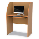 Study Carrell, 23.5w X 33d X 48.25h, Maple