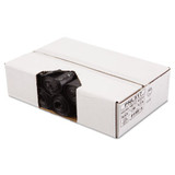 Linear Low Density Can Liners, 45 Gal, 1.2 Mil, 40" X 46", Black, 100/carton