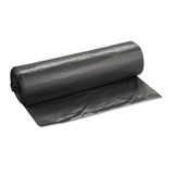 High-density Commercial Can Liners Value Pack, 60 Gal, 19 Microns, 43" X 46", Black, 150/carton