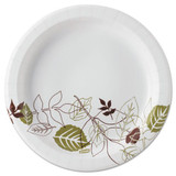 Pathways Soak-proof Shield Medium Wt Paper Plates, 8 1/2", Dispenser Box, 600/ct