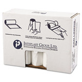 High-density Commercial Can Liners Value Pack, 60 Gal, 19 Microns, 38" X 58", Clear, 150/carton