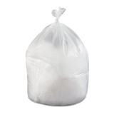 High-density Commercial Can Liners Value Pack, 60 Gal, 19 Microns, 38" X 58", Clear, 150/carton