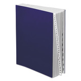 Expanding Desk File, 1-31/jan-dec, Letter, Acrylic-coated Pressboard, Dark Blue