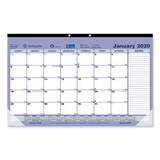Monthly Desk Pad Calendar, 17.75 X 10.88, 2021