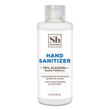 Hand Sanitizer, 8 Oz Bottle With Dispensing Cap, Unscented