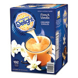 Flavored Liquid Non-dairy Coffee Creamer, French Vanilla, 0.4375 Oz Cups, 192/ct