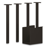 Coze Table Legs, 5.75 X 28, Black, 4/pack