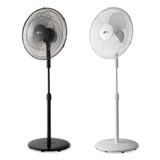16" 3-speed Oscillating Pedestal Stand Fan, Metal, Plastic, White 16" 3-speed Oscillating Pedestal Stand Fan, Metal, Plastic, White