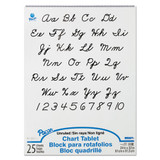 Chart Tablets, 1 1/2" Presentation Rule, 24 X 16, 25 Sheets