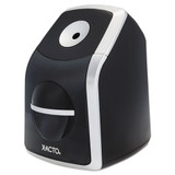 Sharpx Classic Home Office Electric Pencil Sharpener, Ac-powered, 3" X 4" X 5.1", Black/silver
