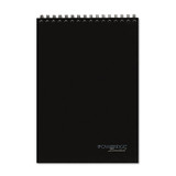 Wirebound Business Notebook, Wide/legal Rule, Black Cover, 8.5 X 11, 96 Sheets