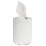 Center-pull Hand Towels, 1-ply, 7 5/8" X 750 Ft, White, 6 Rolls/carton