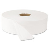 Jumbo Roll Bath Tissue, Septic Safe, 2 Ply, White, 3.5" X 2000 Ft, 6 Rolls/carton