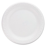 Concorde Non-laminated Foam Plates, 9"diameter, White, 125/pack