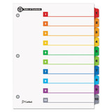 Onestep 100% Recycled Printable Table Of Contents Dividers, 10-tab, 1 To 10, 11 X 8.5, White, 1 Set