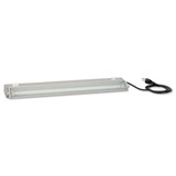 Task Light Accessory, 23.38"w X 3.5"d X 1.2"h, Pewter