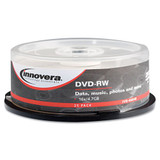 Dvd-rw Discs, 4.7gb, 4x, Spindle, Silver, 25/pack