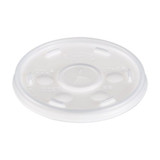 Plastic Cold Cup Lids, Fits 10oz Cups, Translucent, 1000/carton