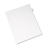 Preprinted Legal Exhibit Side Tab Index Dividers, Allstate Style, 26-tab, E, 11 X 8.5, White, 25/pack
