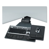 Professional Corner Executive Keyboard Tray, 19w X 14.75d, Black