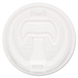 Optima Reclosable Lid, 12-24oz Foam Cups, White, 100/bag