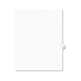 Preprinted Legal Exhibit Side Tab Index Dividers, Avery Style, 10-tab, 66, 11 X 8.5, White, 25/pack
