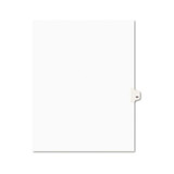 Preprinted Legal Exhibit Side Tab Index Dividers, Avery Style, 10-tab, 65, 11 X 8.5, White, 25/pack
