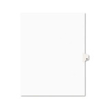 Preprinted Legal Exhibit Side Tab Index Dividers, Avery Style, 10-tab, 39, 11 X 8.5, White, 25/pack