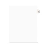 Preprinted Legal Exhibit Side Tab Index Dividers, Avery Style, 10-tab, 53, 11 X 8.5, White, 25/pack