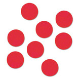 Magnetic Characters, Magnetic, Red, 3/4"dia 20/set