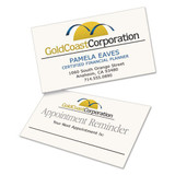 Clean Edge Business Cards, Laser, 2 X 3 1/2, Ivory, 200/pack