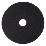 Low-speed High Productivity Floor Pads 7300, 16" Diameter, Black, 5/carton