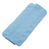 Lightweight Microfiber Cleaning Cloths, Blue,16 X 16, 24/pack