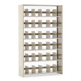 Snap-together Steel Six-shelf Closed Starter Set, 48w X 12d X 76h, Sand