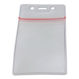 Sicurix Sealable Cardholder, Vertical, 2 5/8 X 3 3/4, Clear, 50/pack