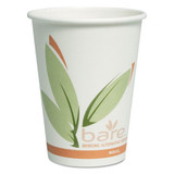 Bare By Solo Eco-forward Recycled Content Pcf Paper Hot Cups, 12 Oz, 300/carton