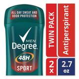 Men Dry Protection Antiperspirant, Sport Scent, 2.7 Oz, 2/pack