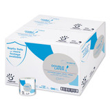 Double Layer Toilet Tissue, Septic Safe, 1-ply, White, Pure Cellulose, 500 Sheets/roll, 96 Rolls/carton