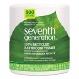 100% Recycled Bathroom Tissue, Septic Safe, 2-ply, White, 500 Sheets/jumbo Roll, 60/carton