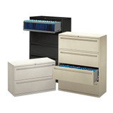 700 Series Four-drawer Lateral File, 36w X 18d X 52.5h, Putty