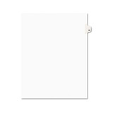 Preprinted Legal Exhibit Side Tab Index Dividers, Avery Style, 10-tab, 54, 11 X 8.5, White, 25/pack