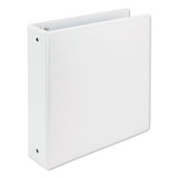 Earth's Choice Biobased Economy Round Ring View Binders, 3 Rings, 2" Capacity, 11 X 8.5, White