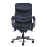 Woodbury High-back Executive Chair, Supports Up To 300 Lbs., Black Seat/black Back, Weathered Gray Base